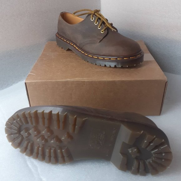 Dr. Martens Other - Made in England Docs Dr.Martens BEN 100%Leather Antique Brown 4eye Oxford Shoes